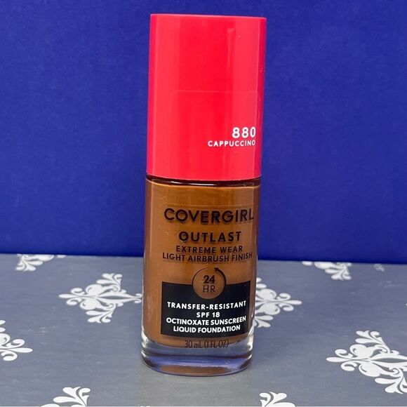 Covergirl Outlast Liquid Foundation Cappuccino Sunscreen - Picture 1 of 6